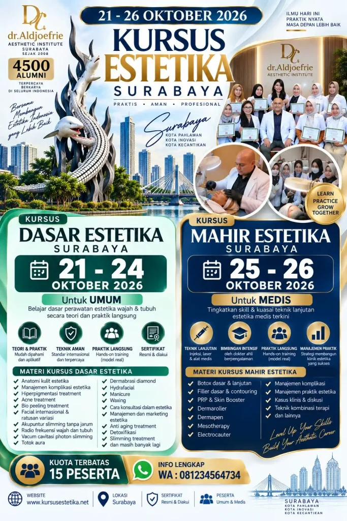 Kursus Estetika Surabaya Oktober 2026