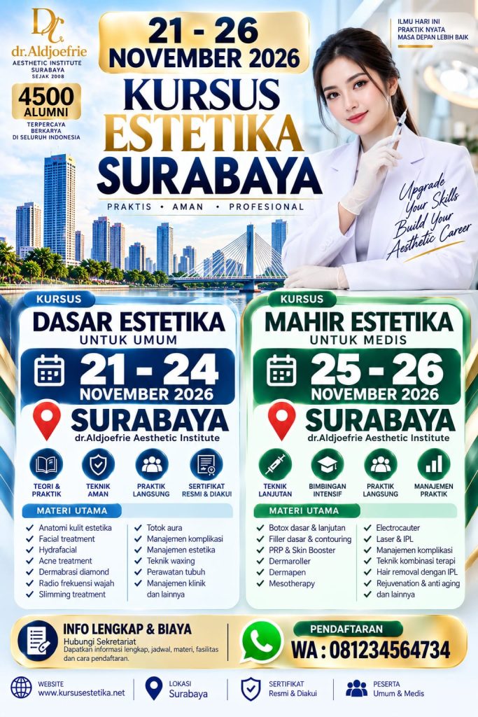 Kursus Estetika Surabaya November 2026